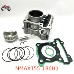 Motorcycle 58Mm Cylinder Piston Kit For Yamaha N-MAX 155(B6H)Aerox TRICITY R15 155CC Block Set Piston Ring Kit Head Base Gasket