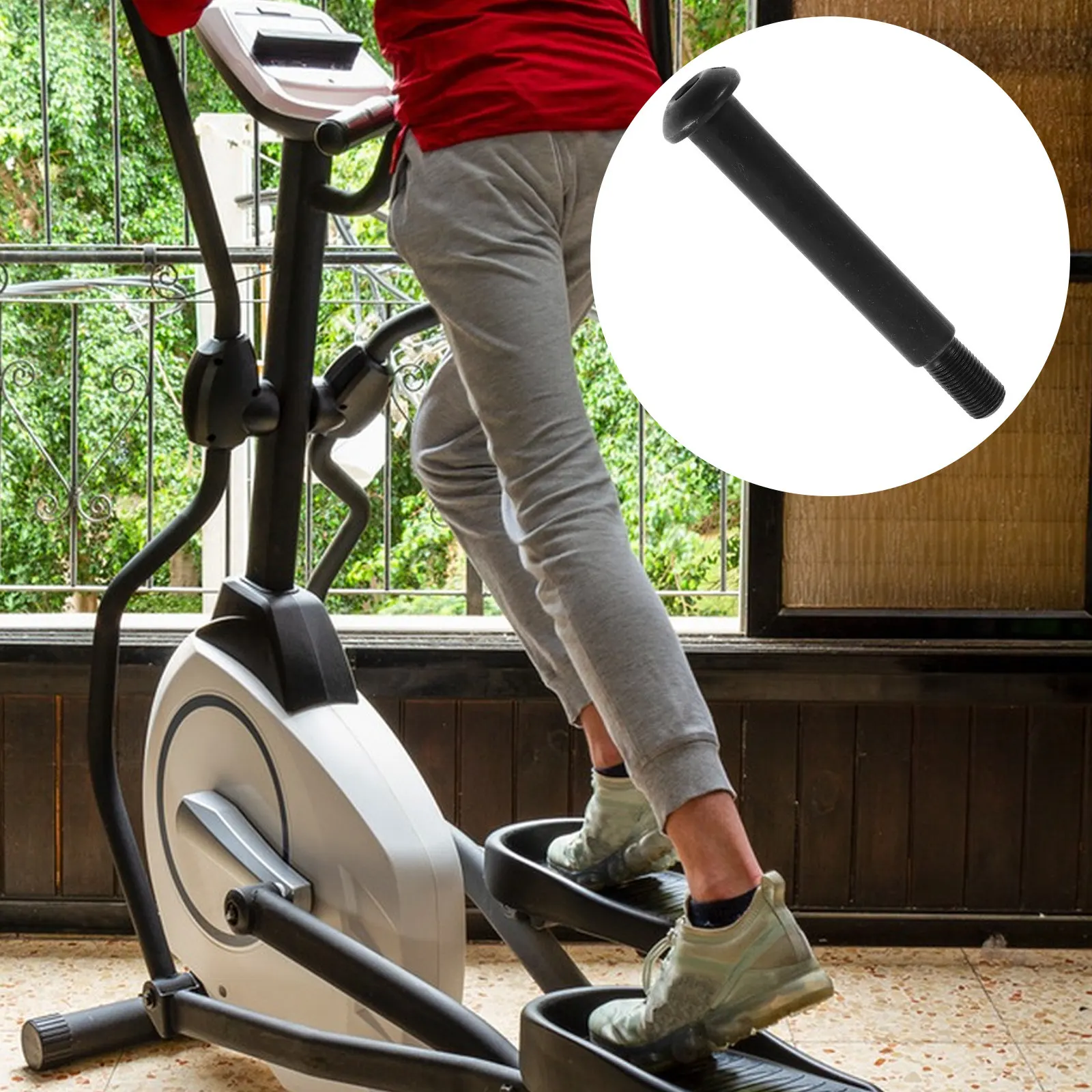 Replacement Bolts for Elliptical Machines and Fitness Bikes Secure Stable Connection Smooth Finish Gym Exercise Equipment