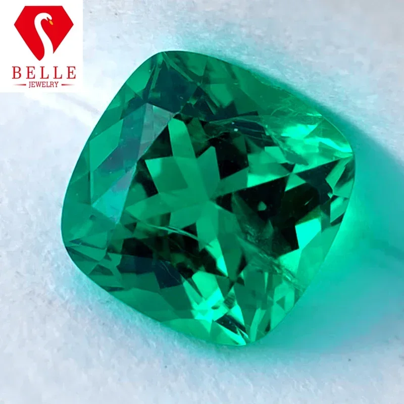 BELLE Brilliant Cushion Cut Hot Sale Lab Grown Emerald AGL Certificated Diamond Beads for Jewelry Making Charms