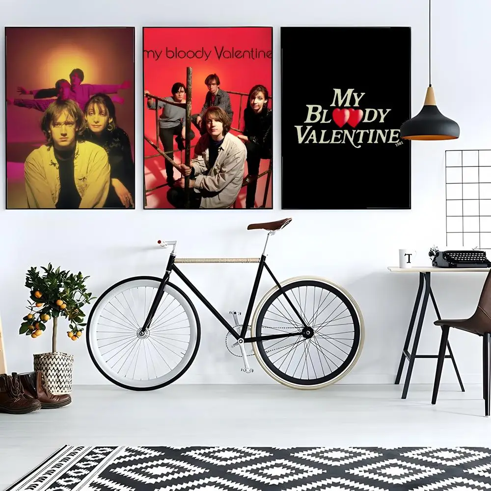 shoegaze alternative M-My Bloody Valentine Loveless Poster retro art restaurant bar decoration