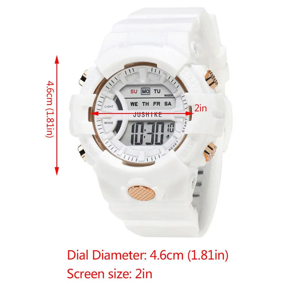 Minimalist Student Sports Waterproof Electronic Watch LED Digital Women Watches Countdown Stopwatch Sport Multifunction Clock