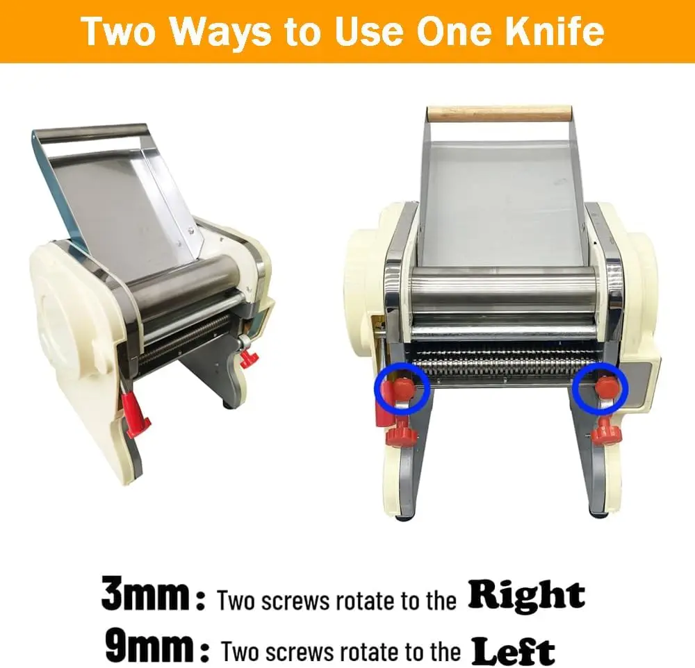 สแตนเลสสตีลพาสต้าไฟฟ้ากดMakerเครื่องก๋วยเตี๋ยวHome Commercial 110V