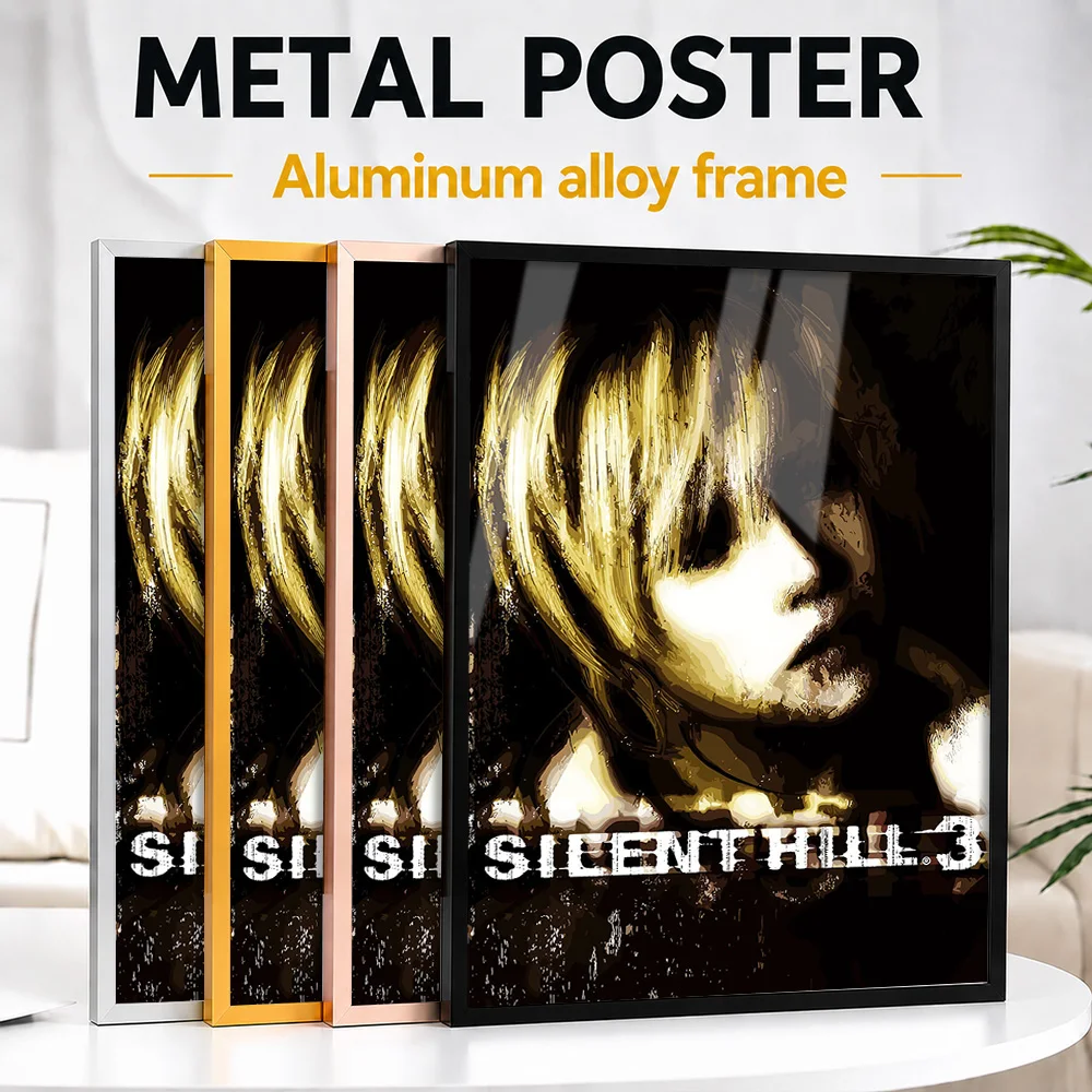 Silent Hill 3 Heather Mason Framed Metal Print Customized Hero Tribute Wall Art Designed For Players To Display In Game Room
