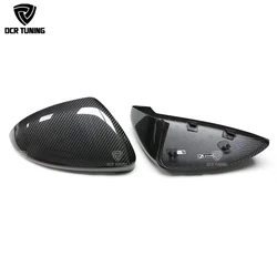 Voor Volkswagen voor VW Golf 7 MK7 MK7.5 R Gti Tsi Volledige Droge Koolstofvezel Achteruitkijkspiegel Cover Caps 1:1 vervanging