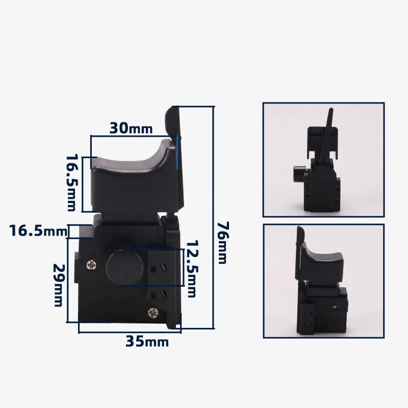 Interruttore per trapano a mano per Makita MT60 MO600B 6412 Accessori Interruttore di velocità a regolazione continua