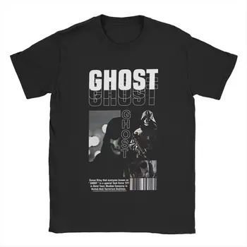 使命召喚:幽靈 MW2 T卹 男女 圓領短袖上衣 時尚街頭風 休閒純棉夏季寬鬆T卹 6 最佳銷售 使命召喚週邊商品 - №1