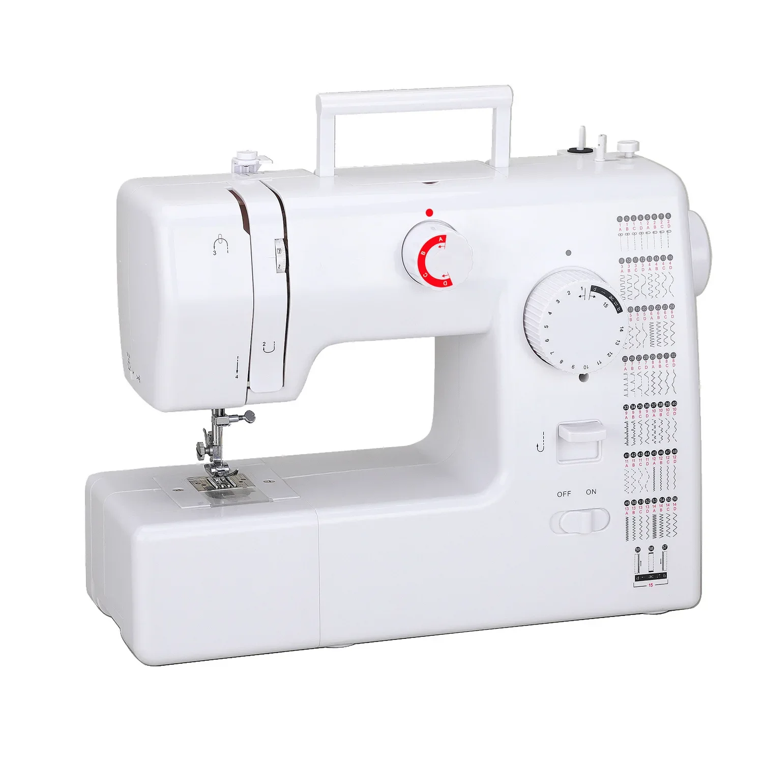 

High Quality Multifunctional Sewing Machine FHSM-705 Home Use 59 Stitch Automatic mini Electric Sewing Machine