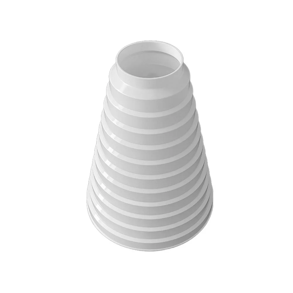 New Plastic Range Hood Duct Adapter Cuttable Sealed Connection Duct Reducer Adapter Range Hood Connector Universal