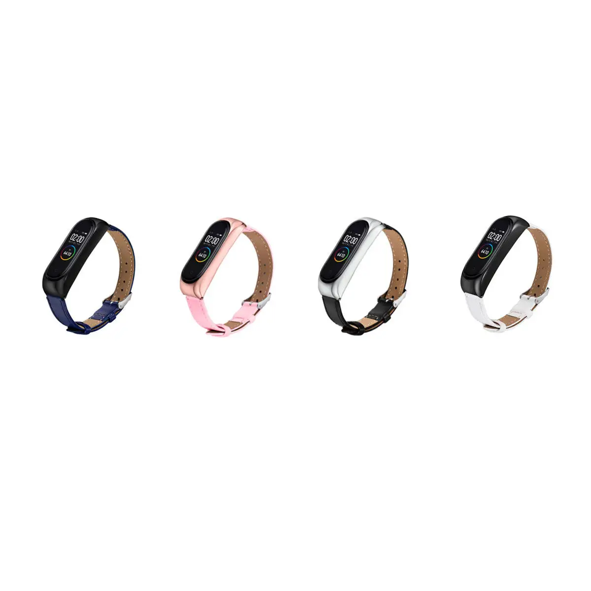 

1Pcs 4 Replacement Strap Cowhide Alloy Material Comfort Fit Smooth Surface Seamless Construction Ideal Gift Band