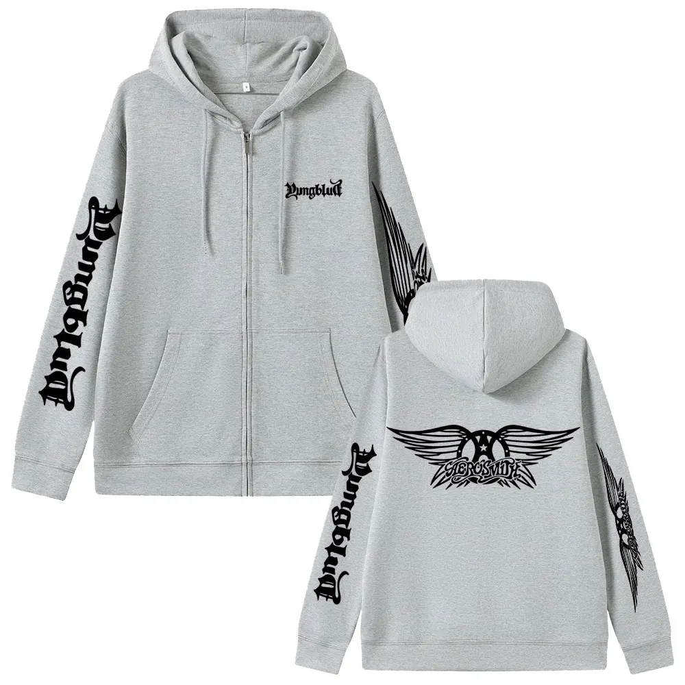 YUNGBLUD Толстовка на молнии с графическим принтом для мужчин и женщин, повседневная хлопковая куртка на молнии, мужская толстовка на молнии в стиле хип-хоп, уличная одежда