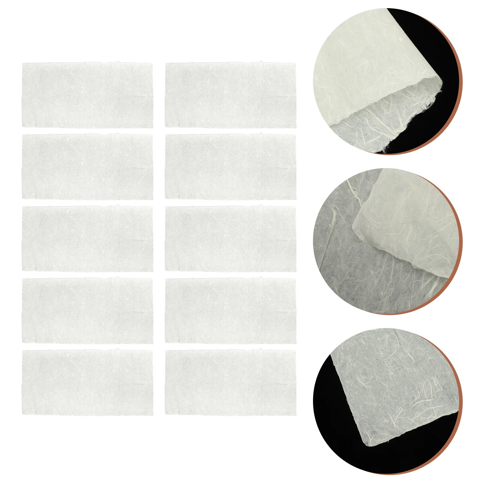 10 Sheets Xuan Paper Chinese Calligraphy Rice Paper for Brush Painting Writing Art Drawing Lightweight Portable Design