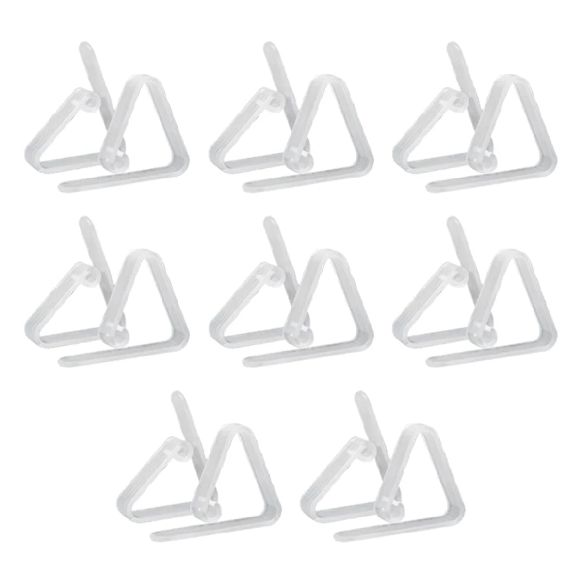 16 Pack Clear Plastic Tablecloth Clips, Transparent Plastic Table Cover Clamps, Picnic Tablecloth