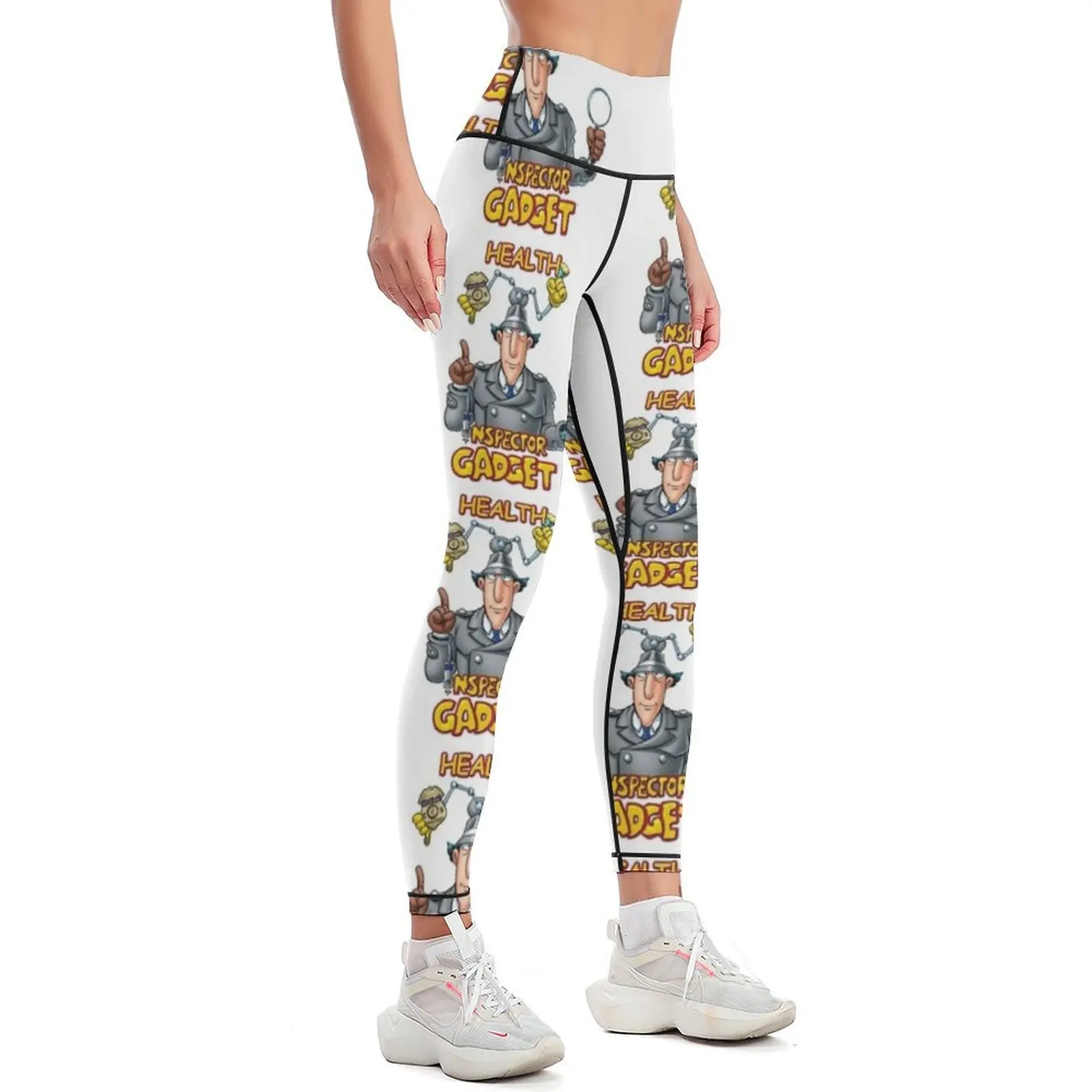 Health Inspector Gadget Leggings legging pants raises butt fitness set gym sports tennis for Womens Leggings