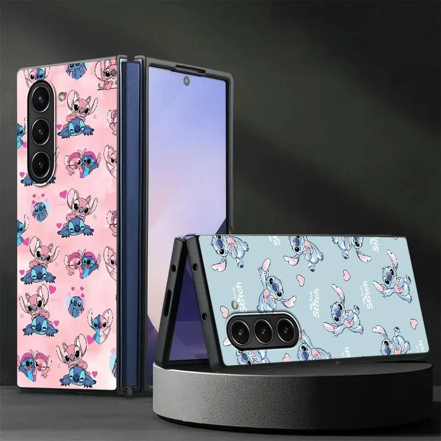 Задний чехол для телефона Samsung Galaxy ZFold3 ZFold7 ZFold5 Z Fold 7 6 5 4 3 ZFold4 ZFold6 Disney Cool Stitch