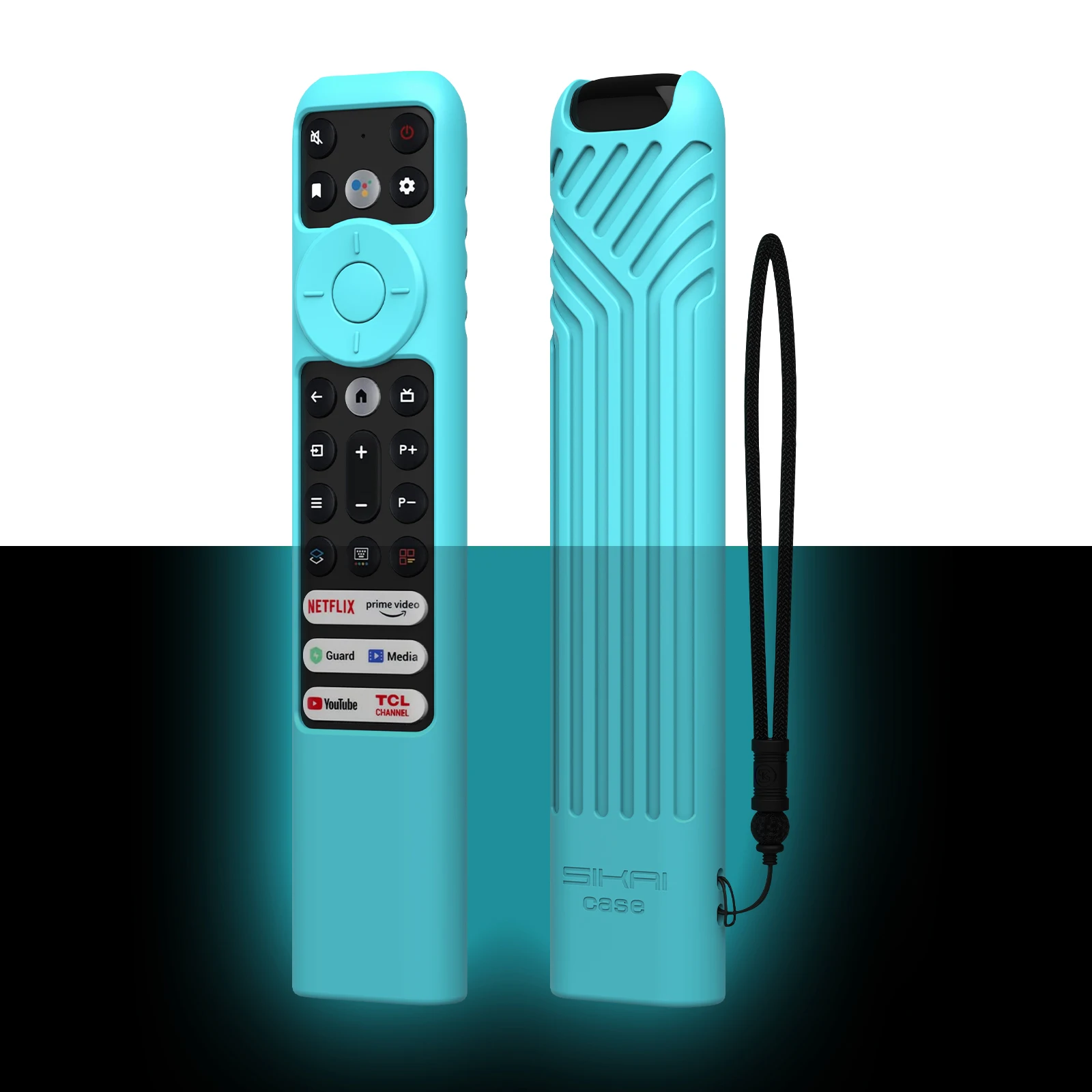 Silicone Cover for TCL RC902V FMR1/RC833(2023) Voice Remote Control Case for 55R646 55S546 65R646 65S546 75R646 75S546 Series TV