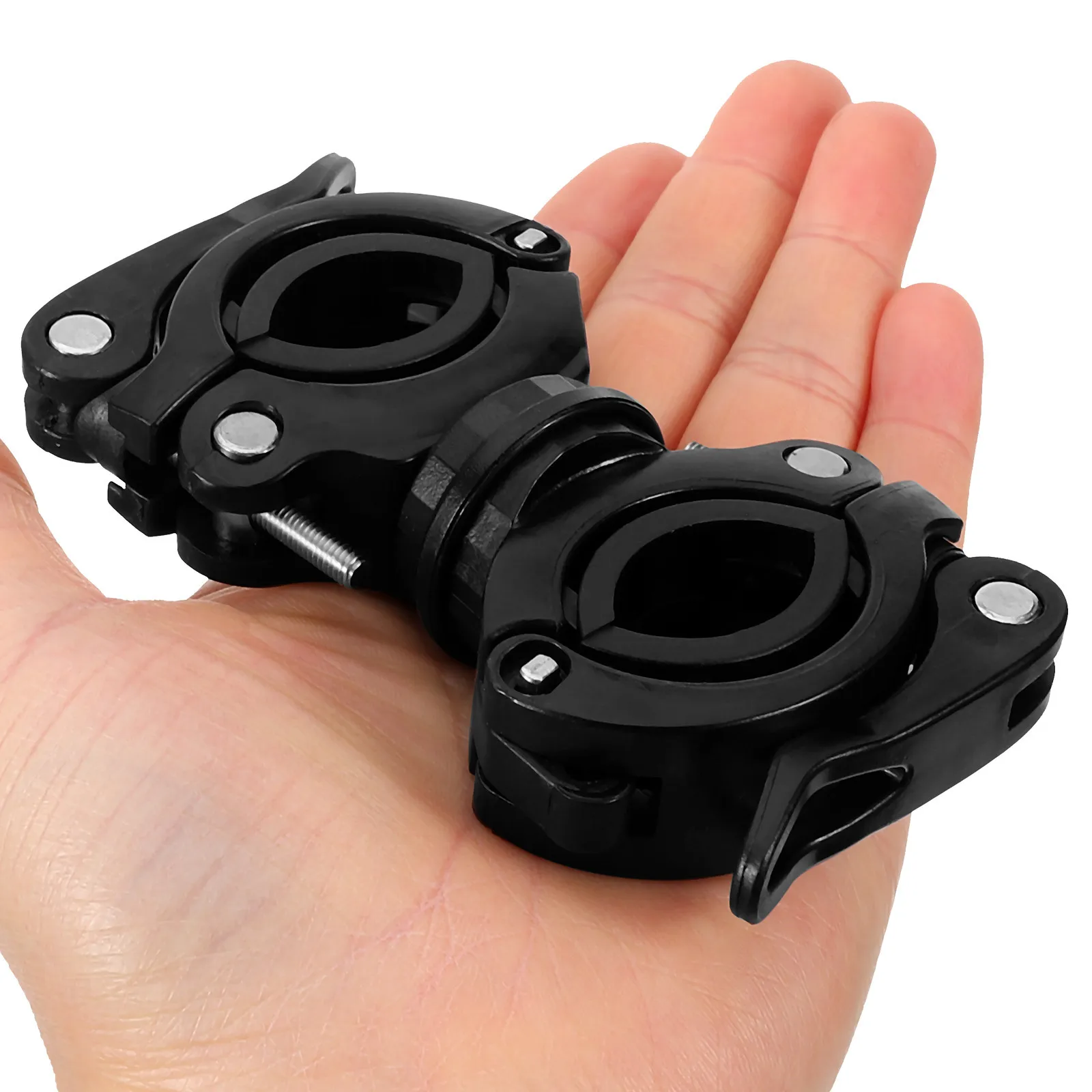 

2pcs Rotating Cane Holder Lightweight Durable Wheelchair Crutch Storage Bracket For Walker Mobility Scooter Organizer