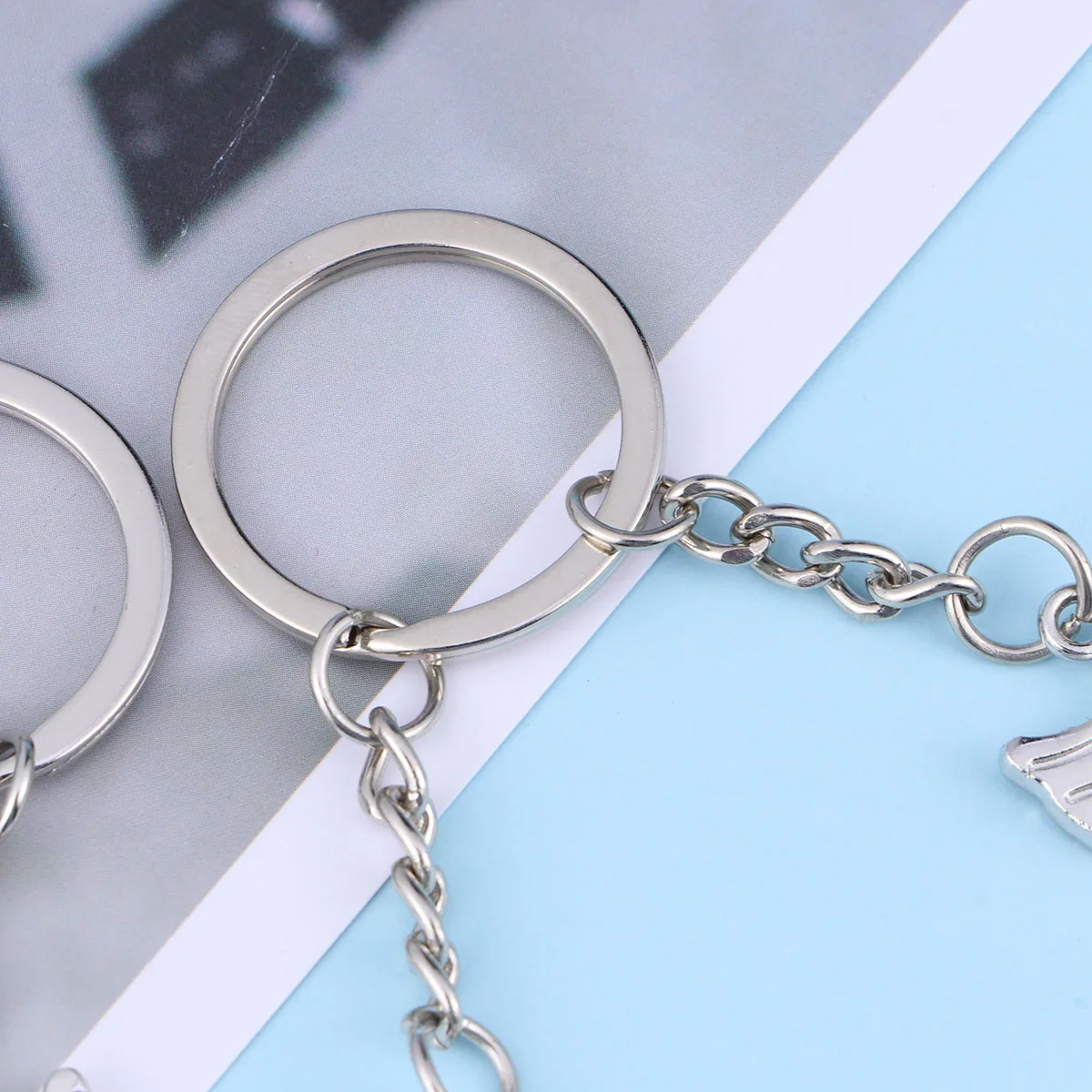 

Soccer Birthday Party Decorations Football Keychain Rings Sports Chains