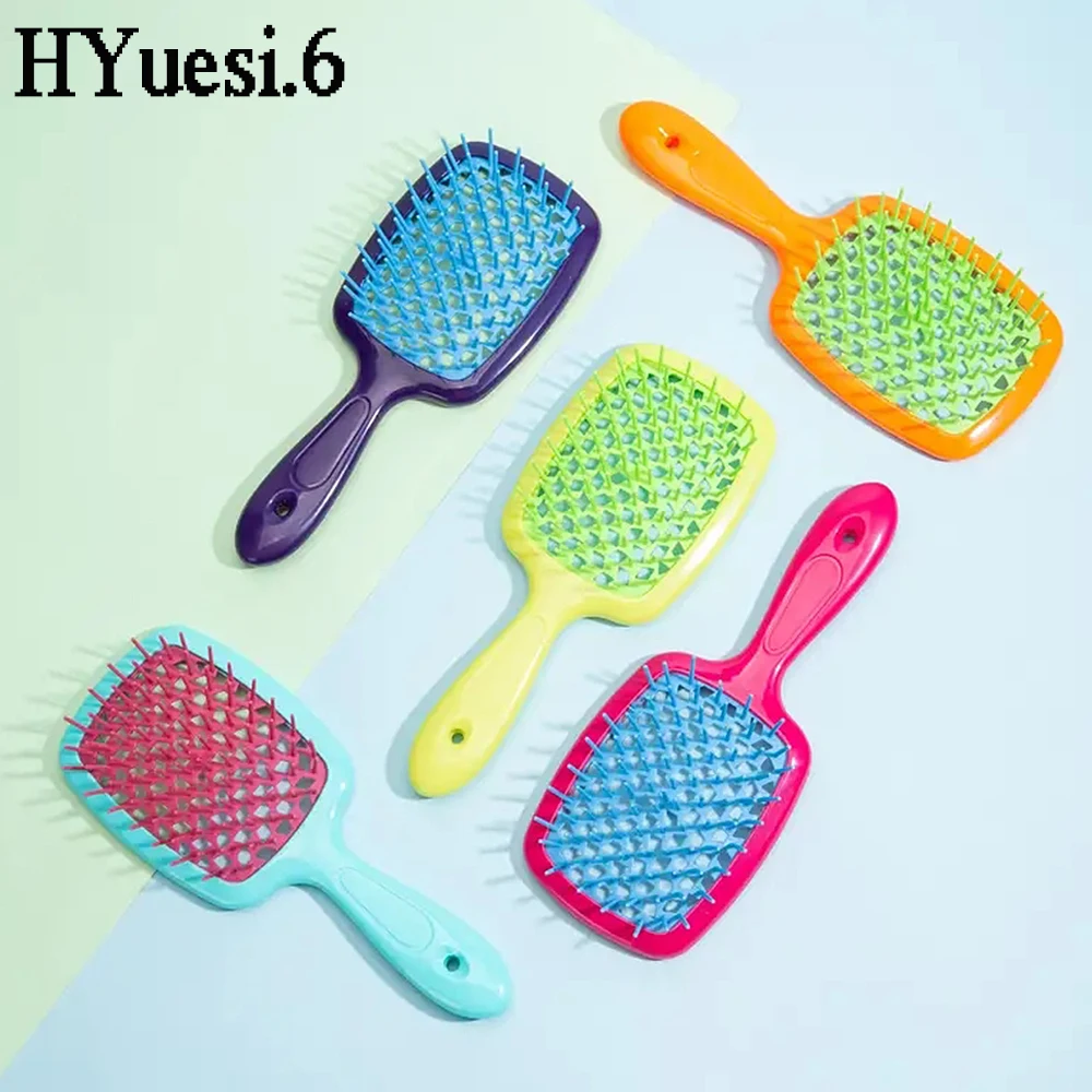 Portable Scalp Massage Comb Dry Wet Use Anti Static Wide Teeth Air Cushion Hair Brush For Women Men Household Hairdressing Tool