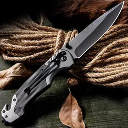 Outdoor Multifunctional Folding Knife Carrying Knife Stainless Steel Wilderness Camping Survival Knife Fruit Knife