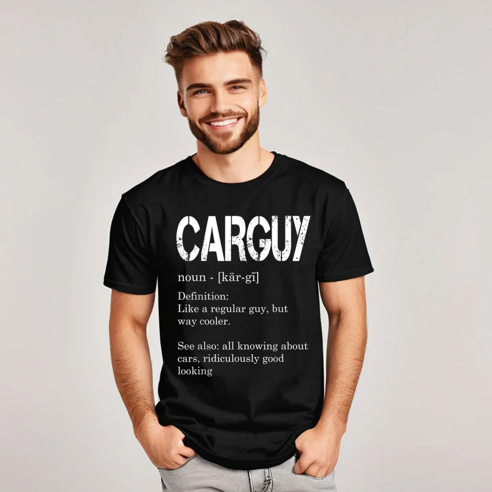 Normal Carguy Definition Funny Car Lover Round Neck T-Shirt Thanksgiving Day Tops Tees Gift Idea Newest 100% Cotton T-shirts