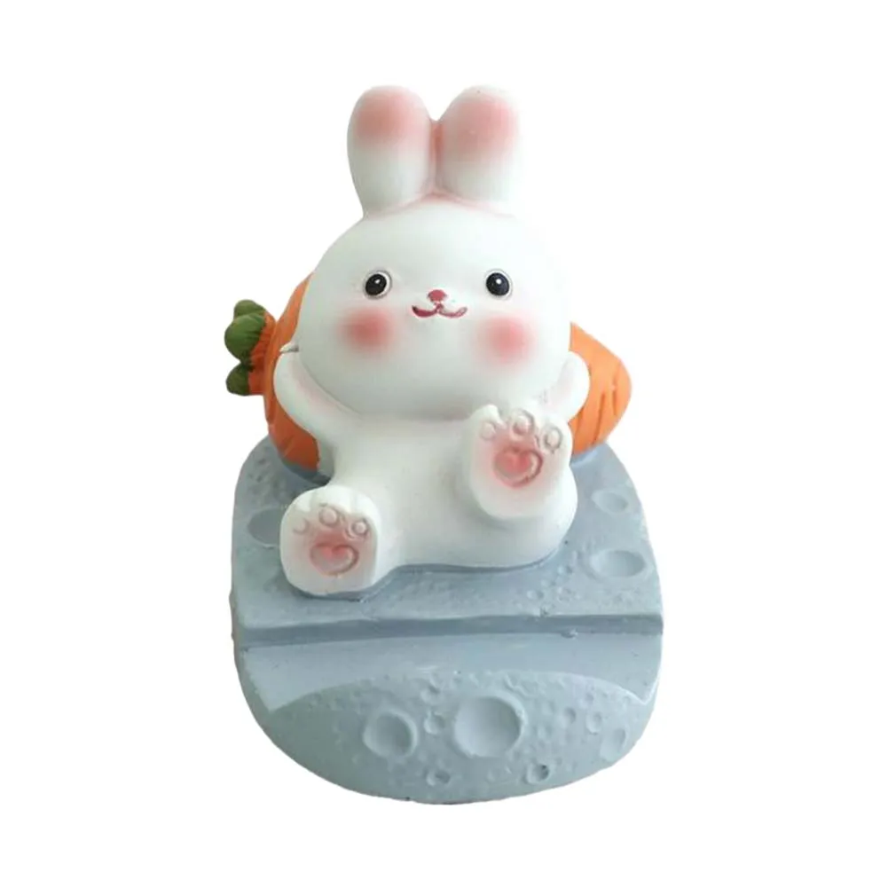 Cartoon Cute Rabbit Mobile Phone Stand Holder Desktop Decoration Chinese New Year Gift