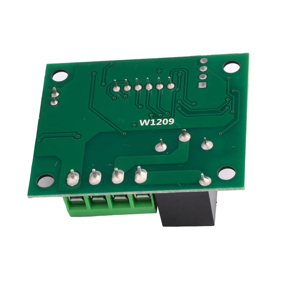 Placa controladora de temperatura Digital, termostato de alta precisión, Sensor NTC, refrigeración, calefacción, regulador de temperatura, W1209, DC12V