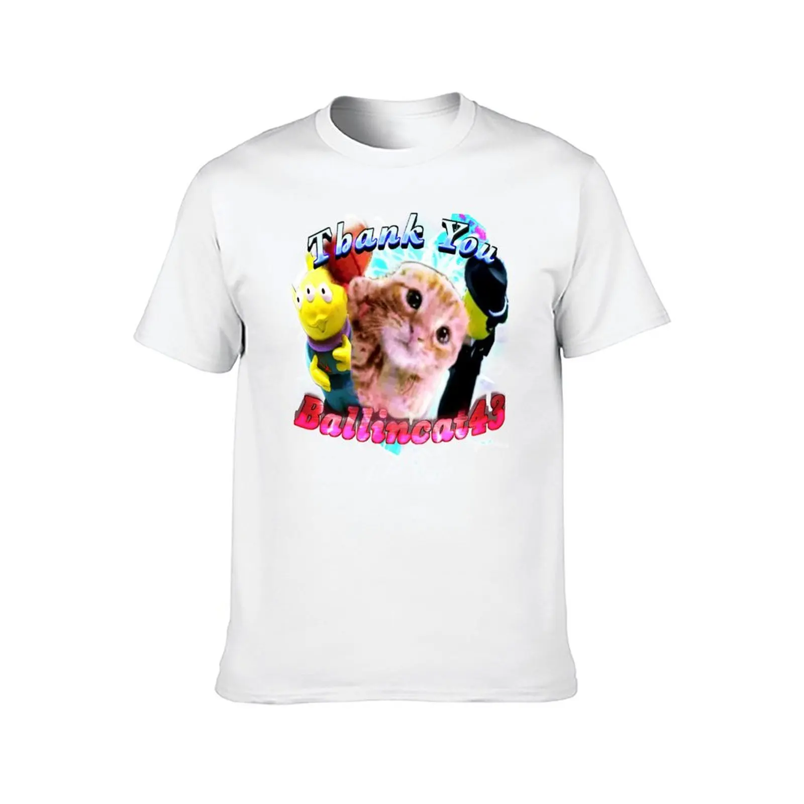 شكرا لك Ballincat43 تي شيرت قطن تي شيرت عالي الجودة للرجال تي شيرت قطن 100% تي شيرت #2