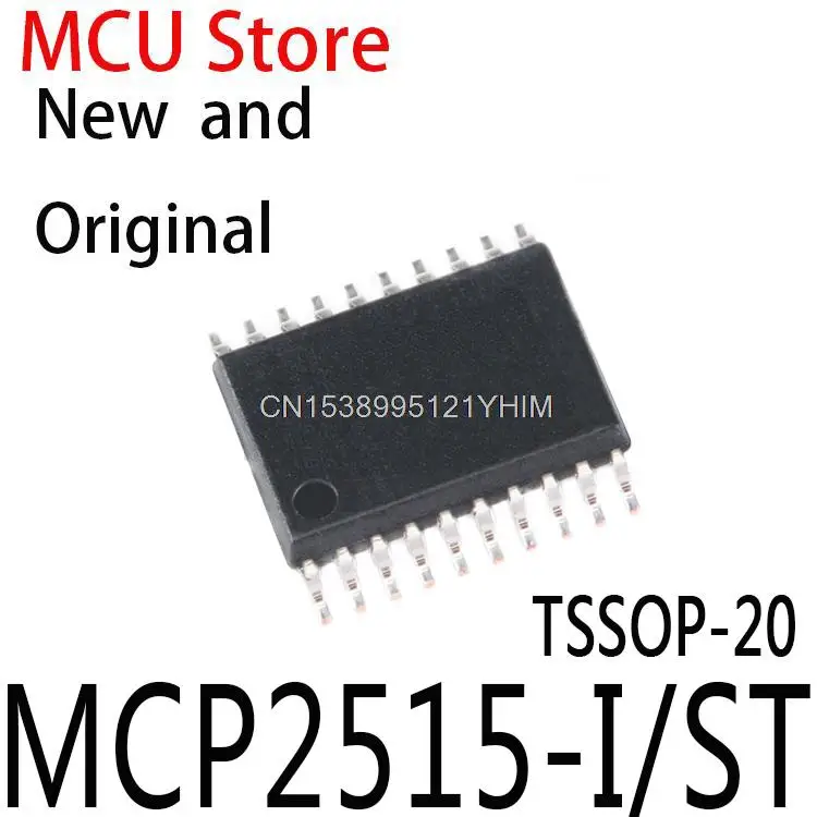 1PCS MCP2515-IST TSSOP-20 MCP2515-I MCP2515  CAN 1Mbps Sleep/Standby 3.3V/5V 20-Pin TSSOP Tube IC Chip MCP2515-I/ST