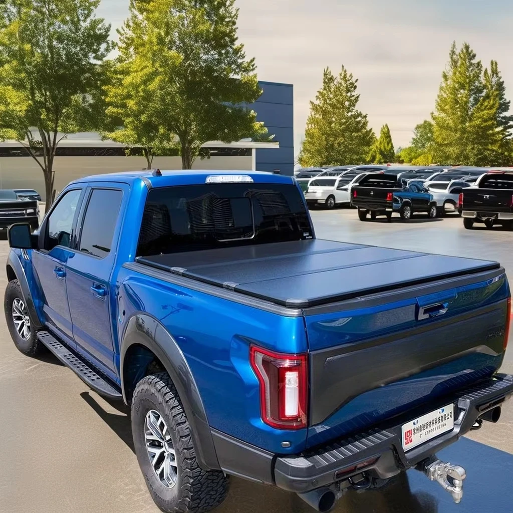 Penutup Bak Truk Pikap Berkualitas Tinggi dari Logam Paduan untuk Ridgeline 5.4ft, Lipat, Terkunci, Laris Manis