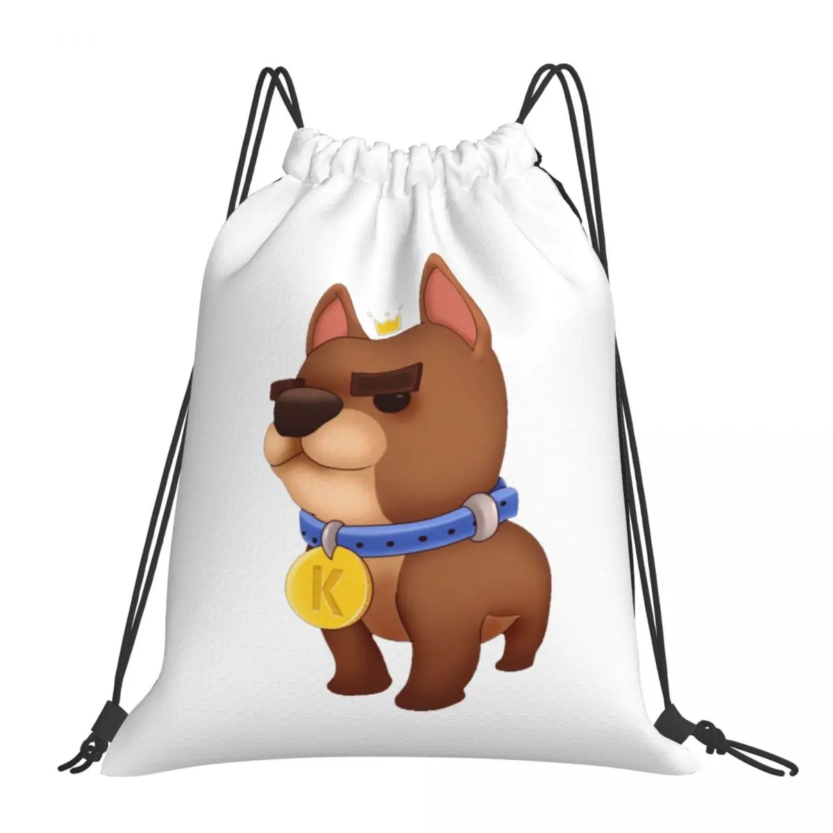 King Kevin (Overcooked) Backpacks Fashion Drawstring Bags Drawstring Bundle Pocket Storage Bag Book Bags For Man Woman School