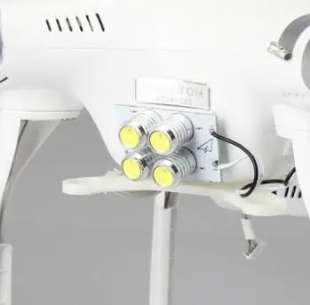 Professional Headlight + Four Light Balls Highlight for DJI Phantom 3 car Night Navigation