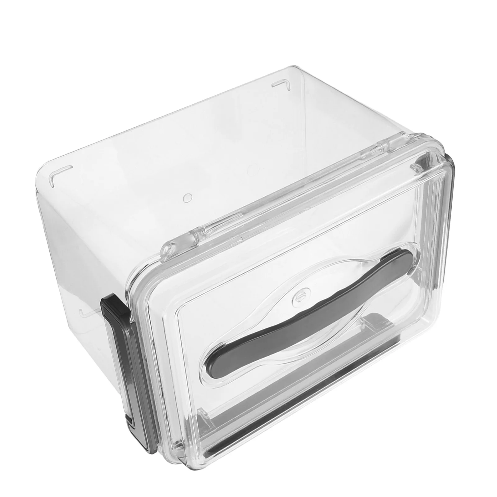 صندوق تخزين عدسة الكاميرا، حافظة عرض أكريليك شفافة، حافظة صلبة مقاومة للصدمات لمنظم ملحقات الكاميرا الرقمية