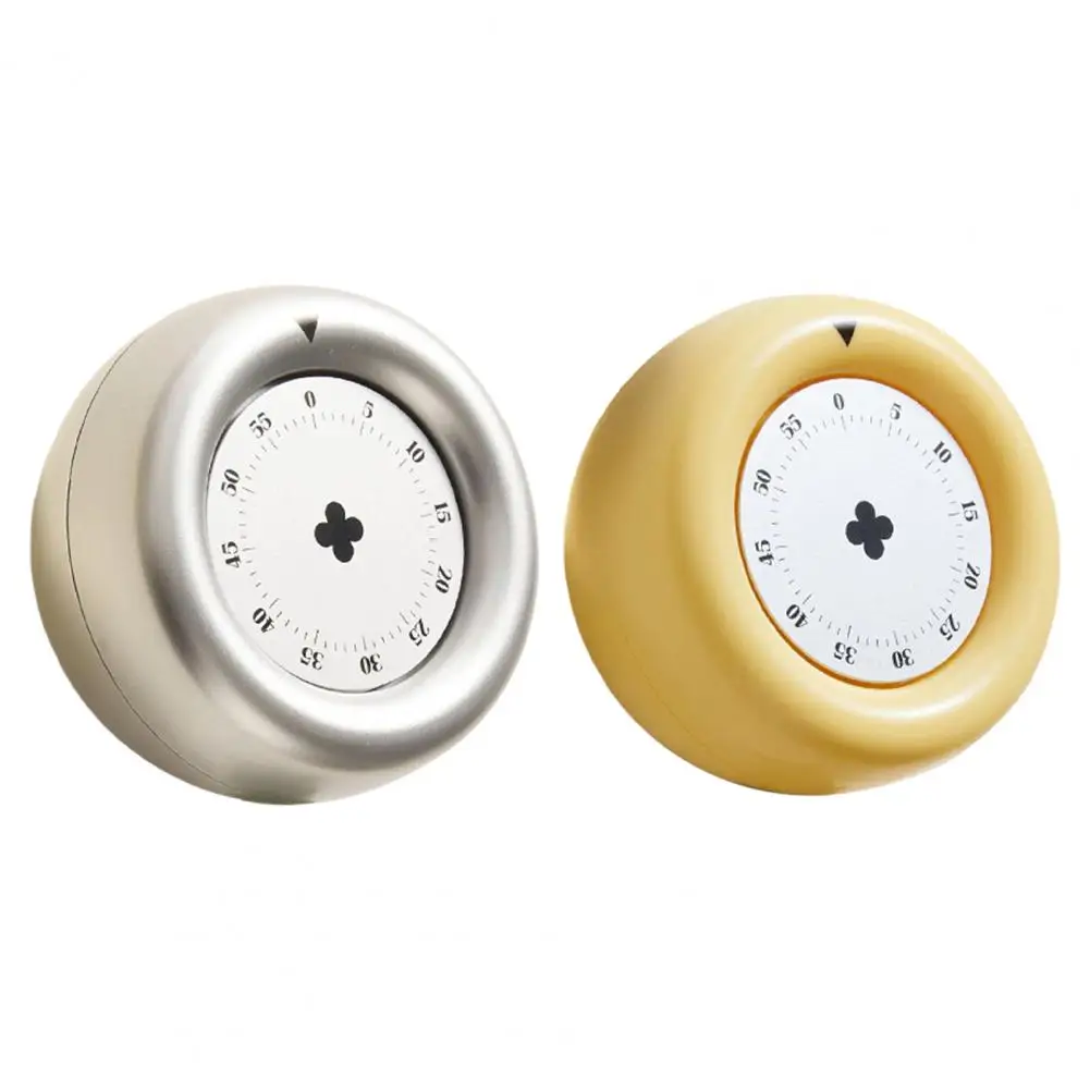 

Kitchen Timer with Magnetic Back,Visual Loud Ring Easy Dial Ring Reminder Timer for Cooking Studying Fridge Magnet Timer