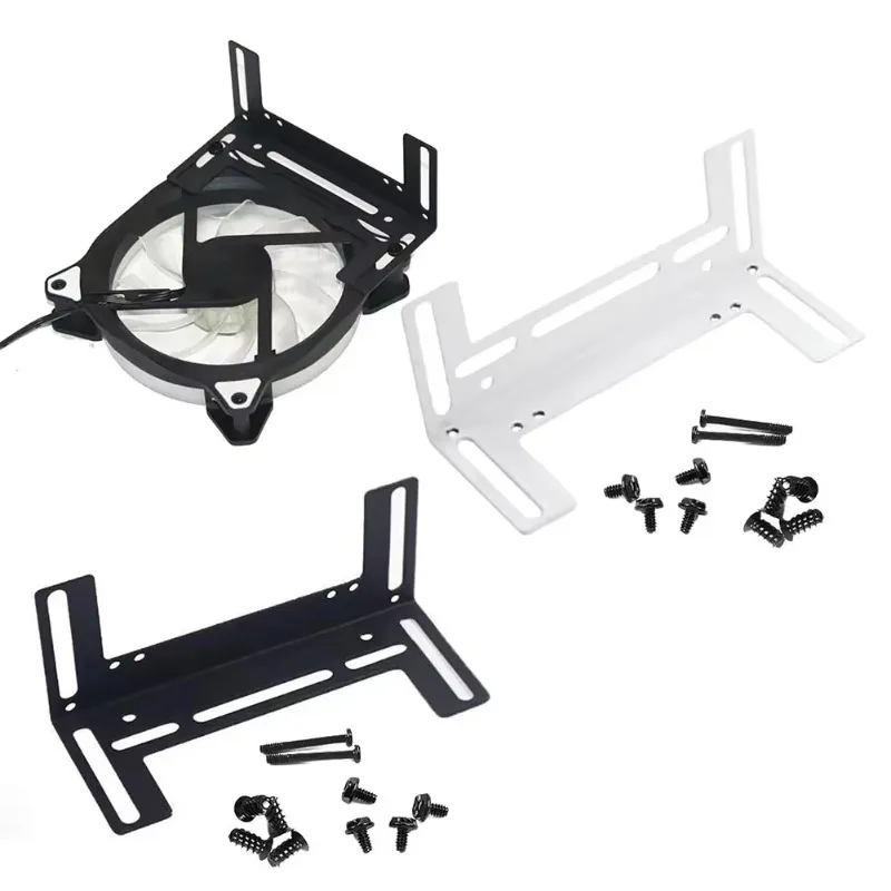 RAM Module Cooler Bracket with Screws Memory Cooling Fan Mount Holder for PC Computer Case CPU Host Fan Accessories
