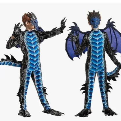 Halloween Holy Day  Deadly Dinosaur Costume Cosplay Outfit Performance Costume - Image 2