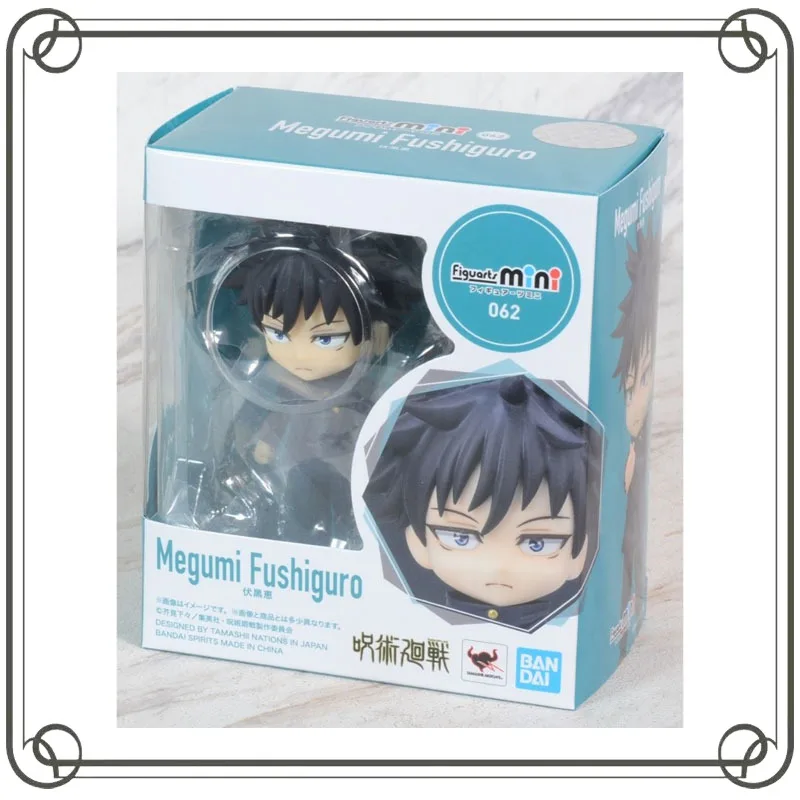 

BANDAI Figuarts Mini Fushiguro Megumi Jujutsu Kaisen Action Figure Q-version Desktop Decoration Ornament Collection Model Toys