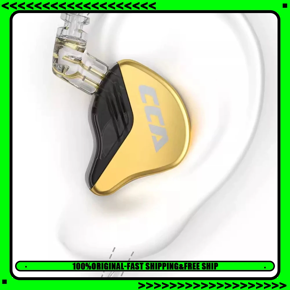 CCA CRA Wired Headphones 3.8 Micron Ultra Thin Diaphragm Esports Headset Triple Frequency Equalization Light Weight For Gifts