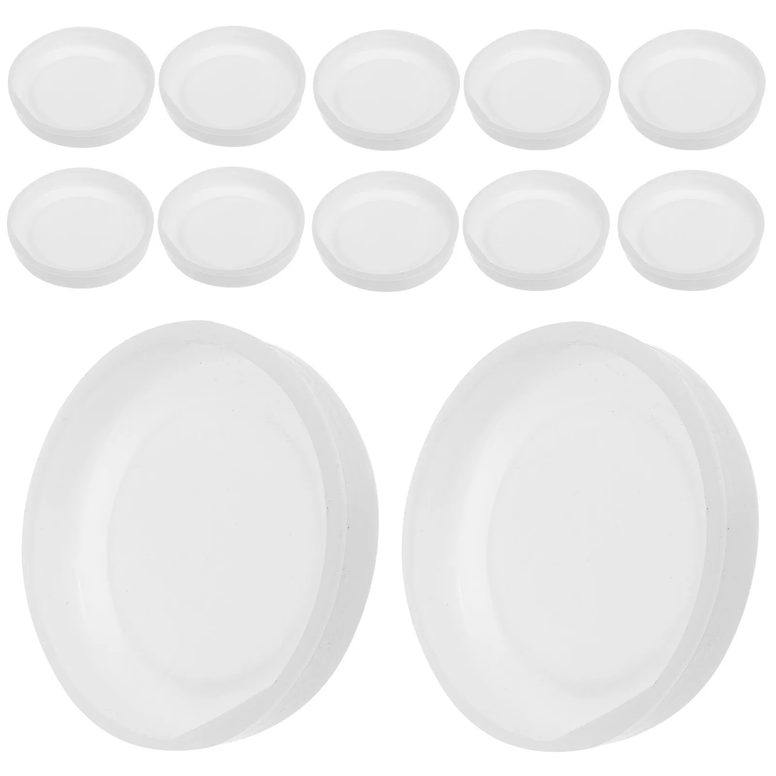 20Pcs Plastic Round End Caps Kraft Shipping Tube Cap Lid for Mailing Tubes Paper Tube Caps Protective Round Plugs