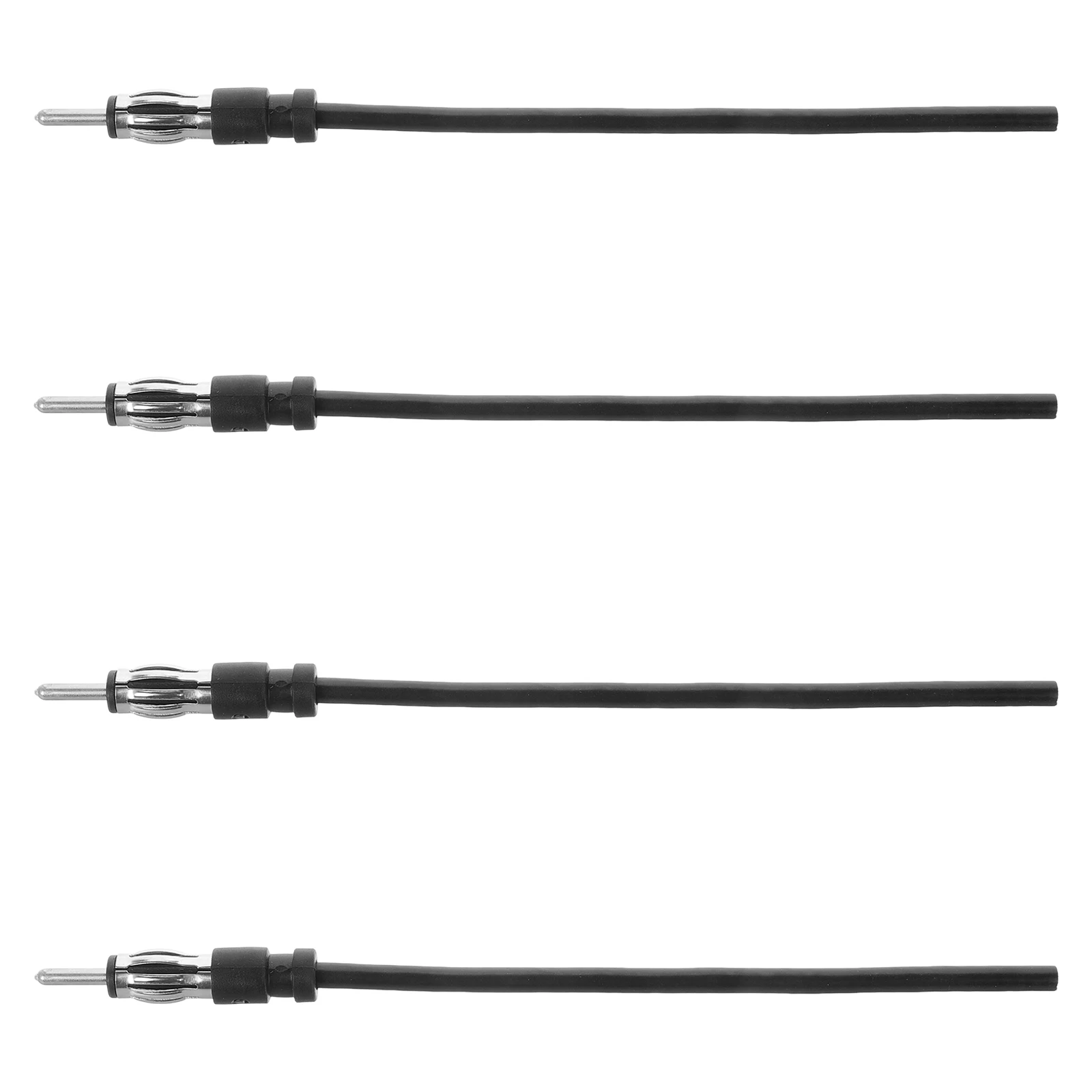 

4pcs Car Radio Antenna Adapter for Stereo Replacement Metal Supplies Universal Compatibility Enhanced Reception Durable
