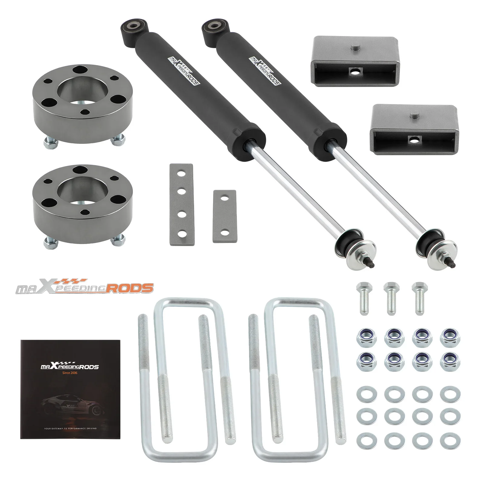 

maXpeedingrods 2.5" Lift Kit w/ Shocks For Toyota Tundra 2WD 4WD 00-2006