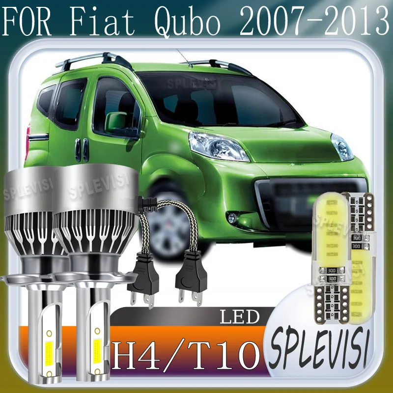 

Instant On Waterproof IP67 High Lumen Low Energy Quick Plug H4 LED headlight For Fiat Qubo 2007 2008 2009 2010 2011 2012 2013