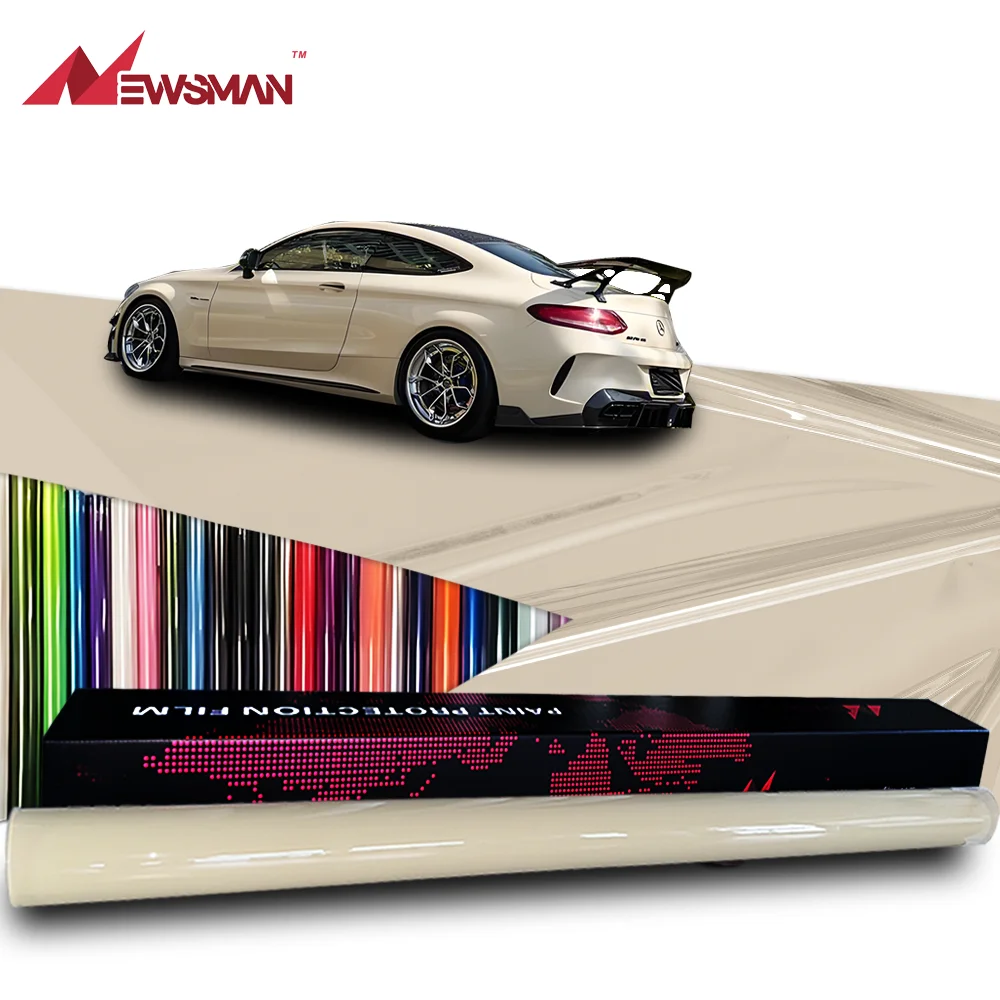 

2025 Hot Sales Khaki Milan and Sunflower Yellow and Desert Yellow TPU Color Changing rainbow Chrome Car Vinyl Wrap