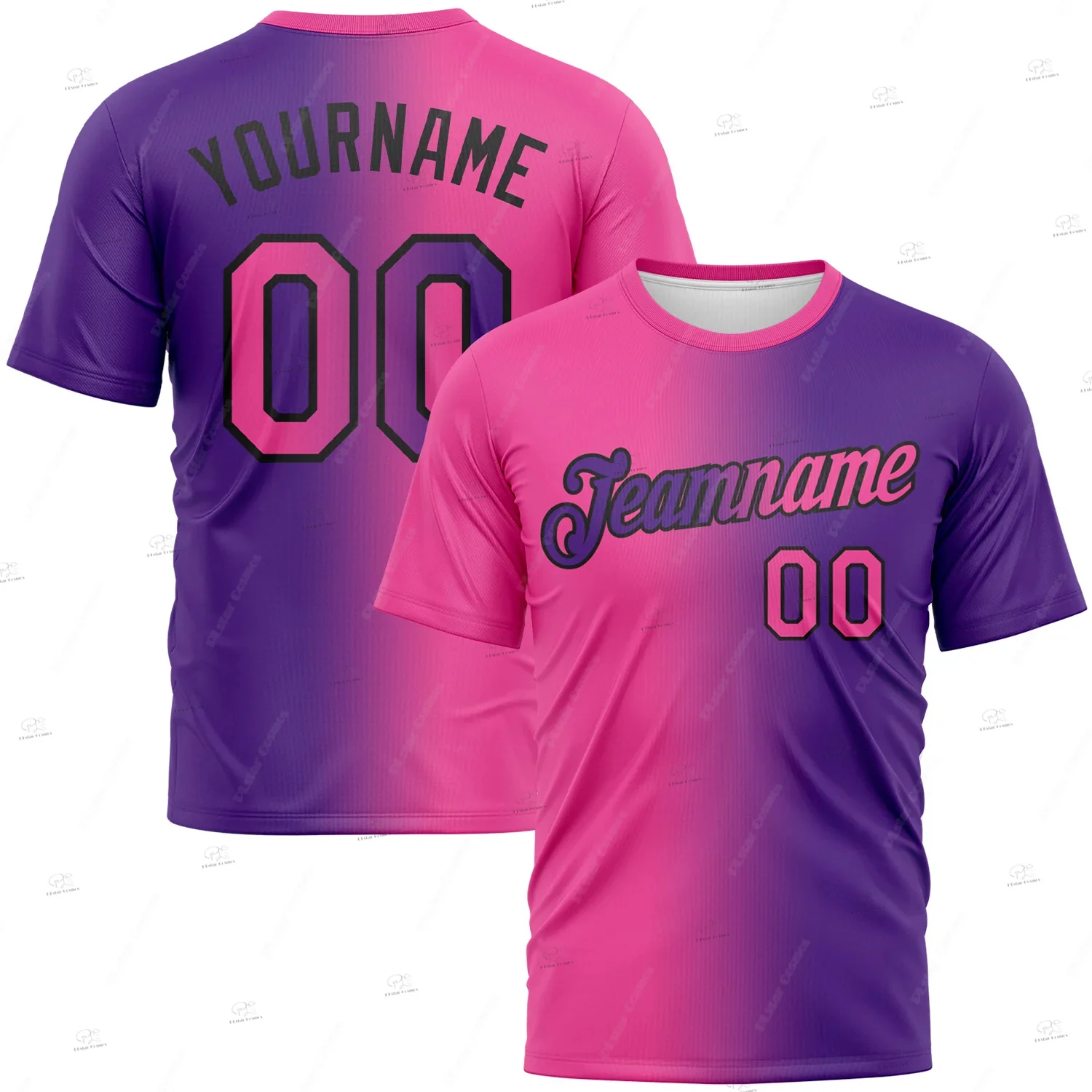 Custom Name Colorful Gradient Graffiti Polyester Shirt Pullover Retro 3DPrint Harajuku Summer Streetwear Short Sleeve T-Shirts W
