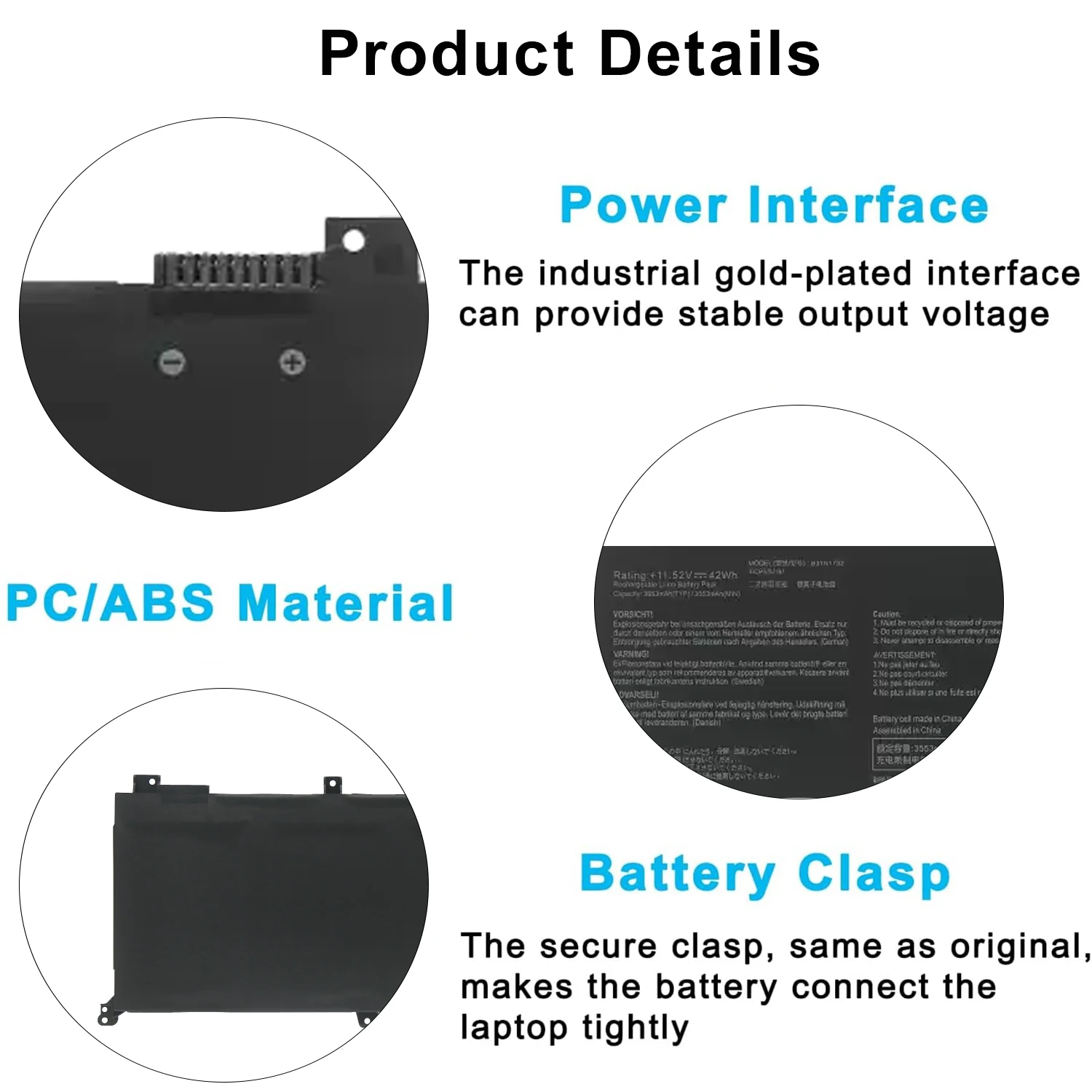 New B31N1732 Laptop Battery For Asus VivoBook S14 S430FA S430FN VX60G X430UF S4300F S4300U X430F VX60G X571