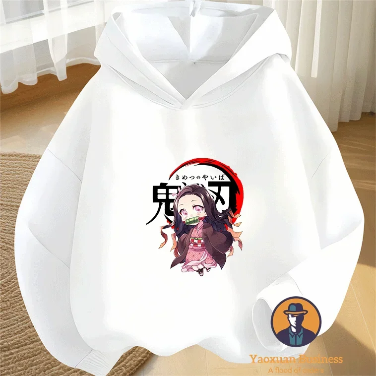 

Popular Style Miku Little Boys Girls Children Hoodie Cute Cartoon Print Warm Windproof Autumn Winter New