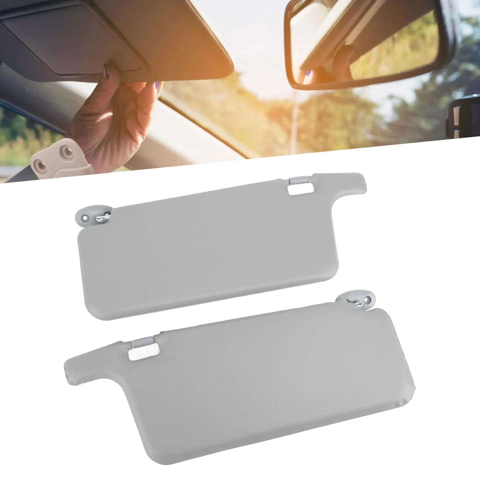 

Пара сменных солнцезащитных козырьков, левый и правый, блокирующий солнцезащитный козырек в сборе для солнцезащитного козырька от солнца на 1996-2001 гг.