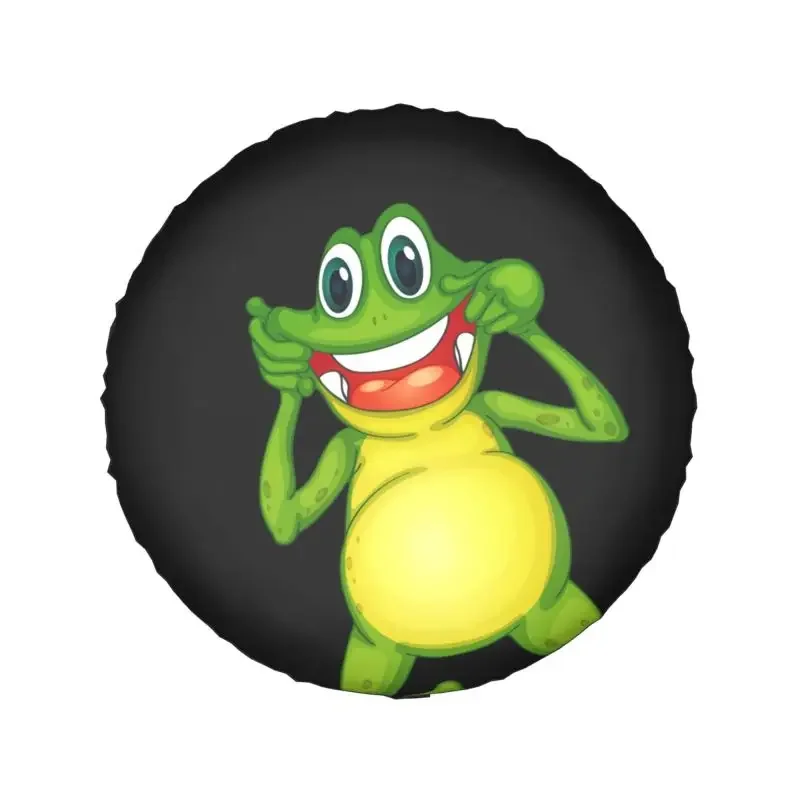 Funny Frog Spare Tire Cover Fit for Mitsubish Cartoon SUV RV 4WD Car Wheel Protectors Accessories 14