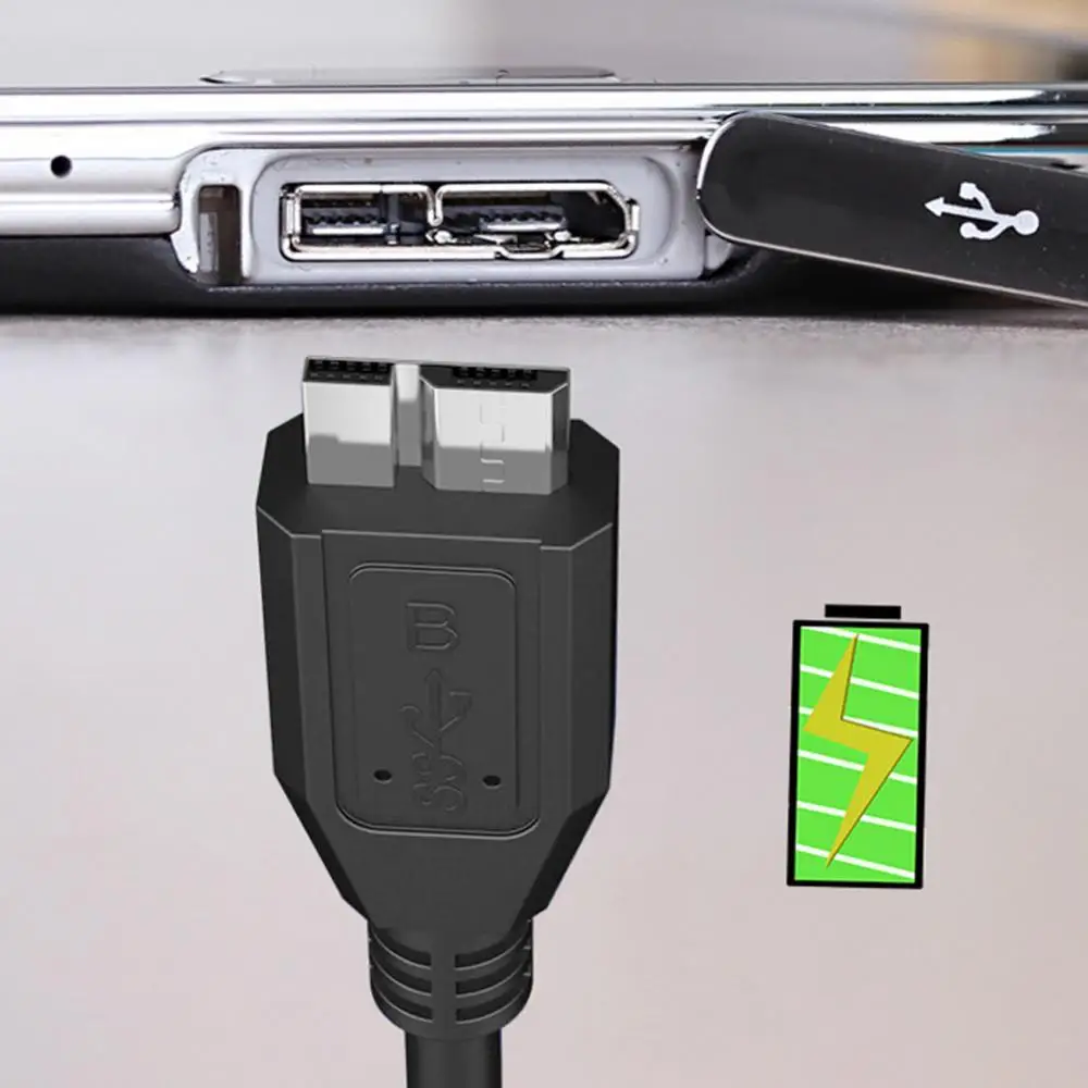 HDD Cable USB 3.0 A Male to Micro B Male Data Sync Adapter Cable for Mobile Hard Disk SSD SATA