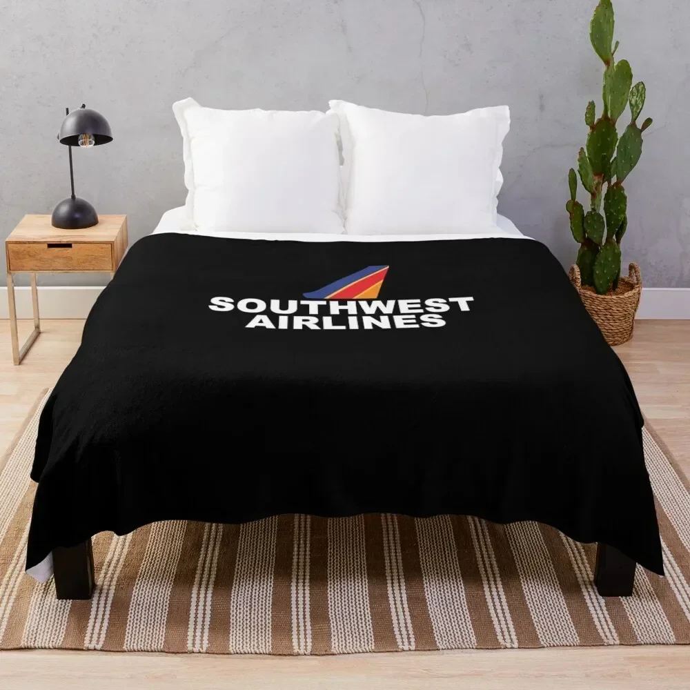 

Southwest Airlines Throw Blanket Tourist Custom Single blankets and throws Blankets