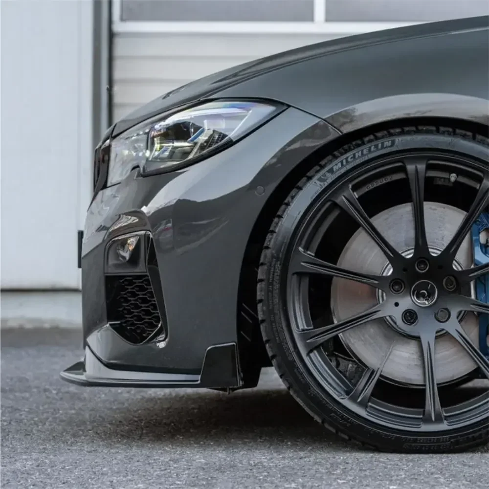 Front Bumper Splitter Lip for Bmw G20 G21 320i 320d 330i M340i M340d 2019-2022 Pre-Lci Mpack Spoiler Diffuser Lower Bumper Guard